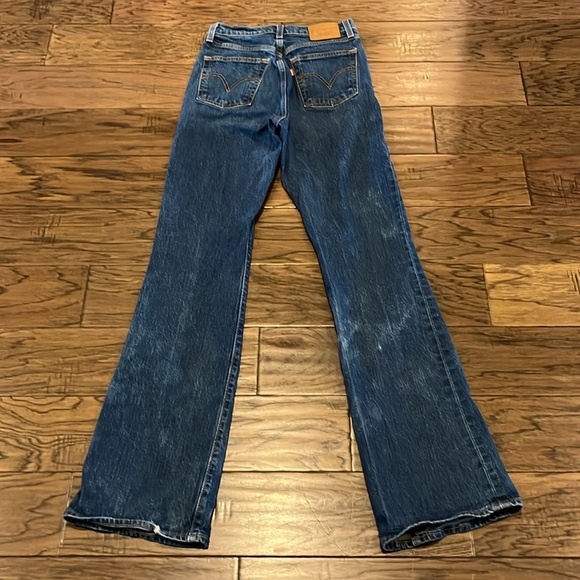 Levi’s Premium Denim Ribcage Boot High Rise Size 25 - Picture 2 of 16